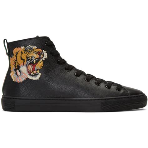gucci shoes high top tiger